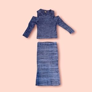 Two-piece Sweater & skirt set